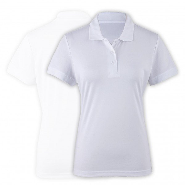 White Polo Shirt for Women