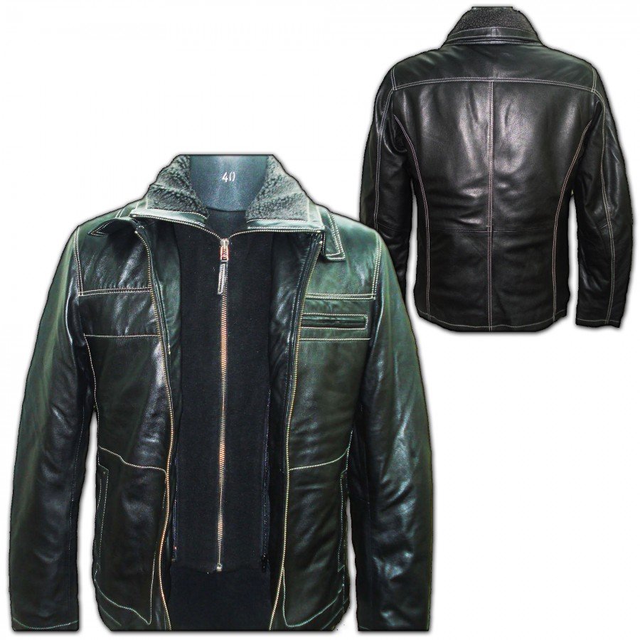 Men Leather Fashion Jacket