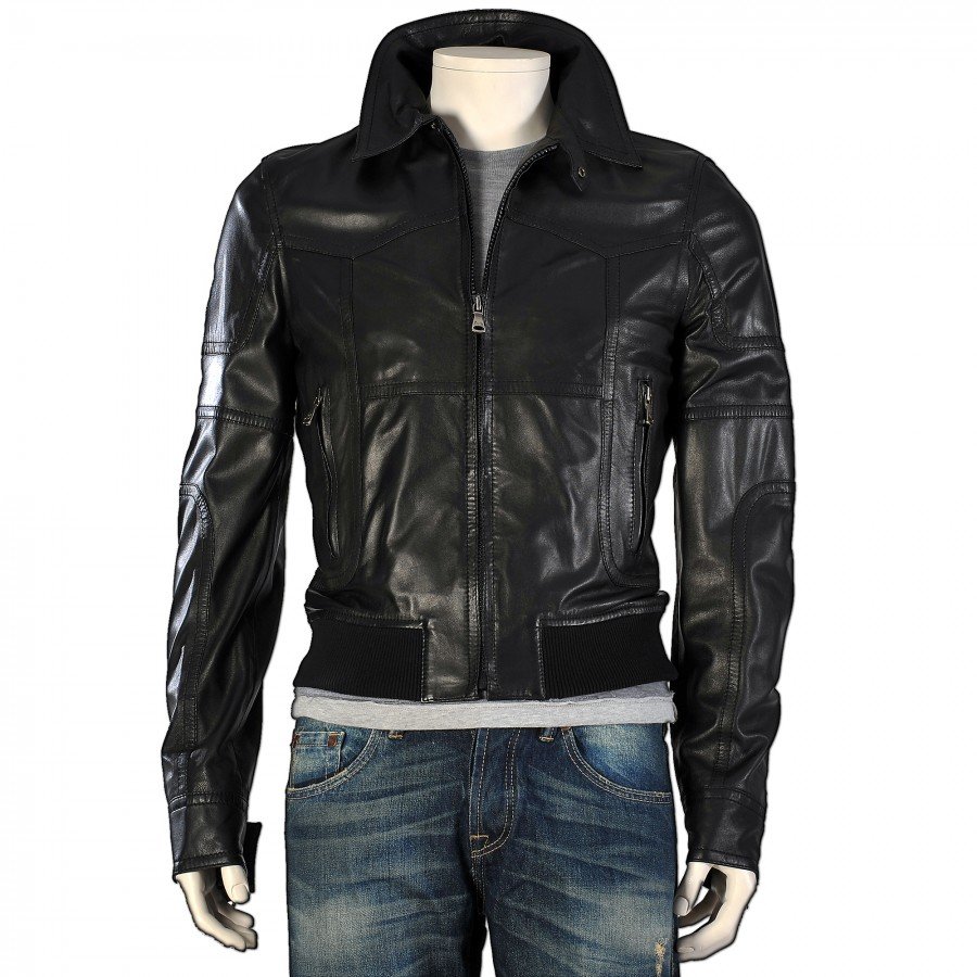 Men Leather Fashion Jacket
