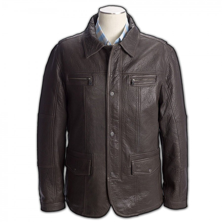 Men Leather Fashion Jacket