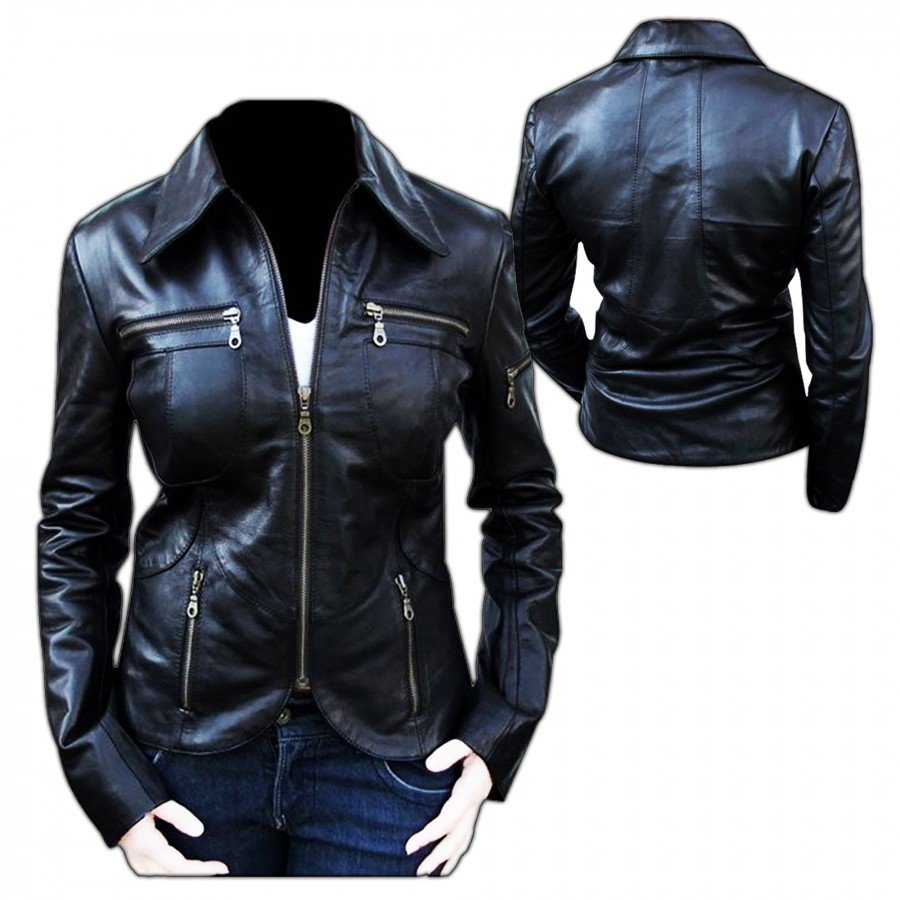Women Leather Fashion Jacket