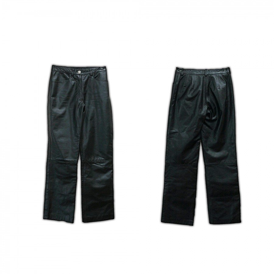 Men Leather Fashion Pant