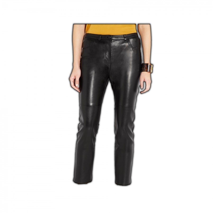 Women Leather Fashion Pant
