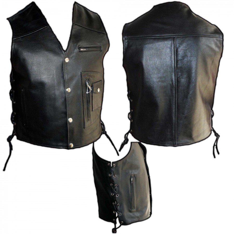 Men Leather Vest