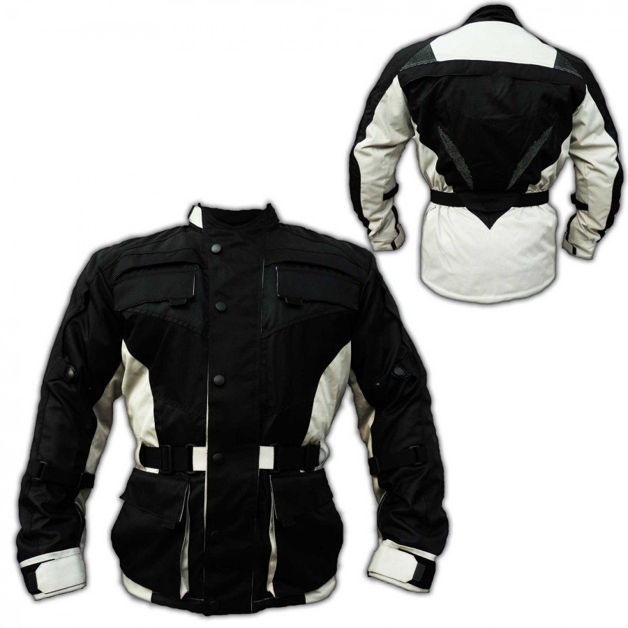 Fabric Motorbike Jacket - Men