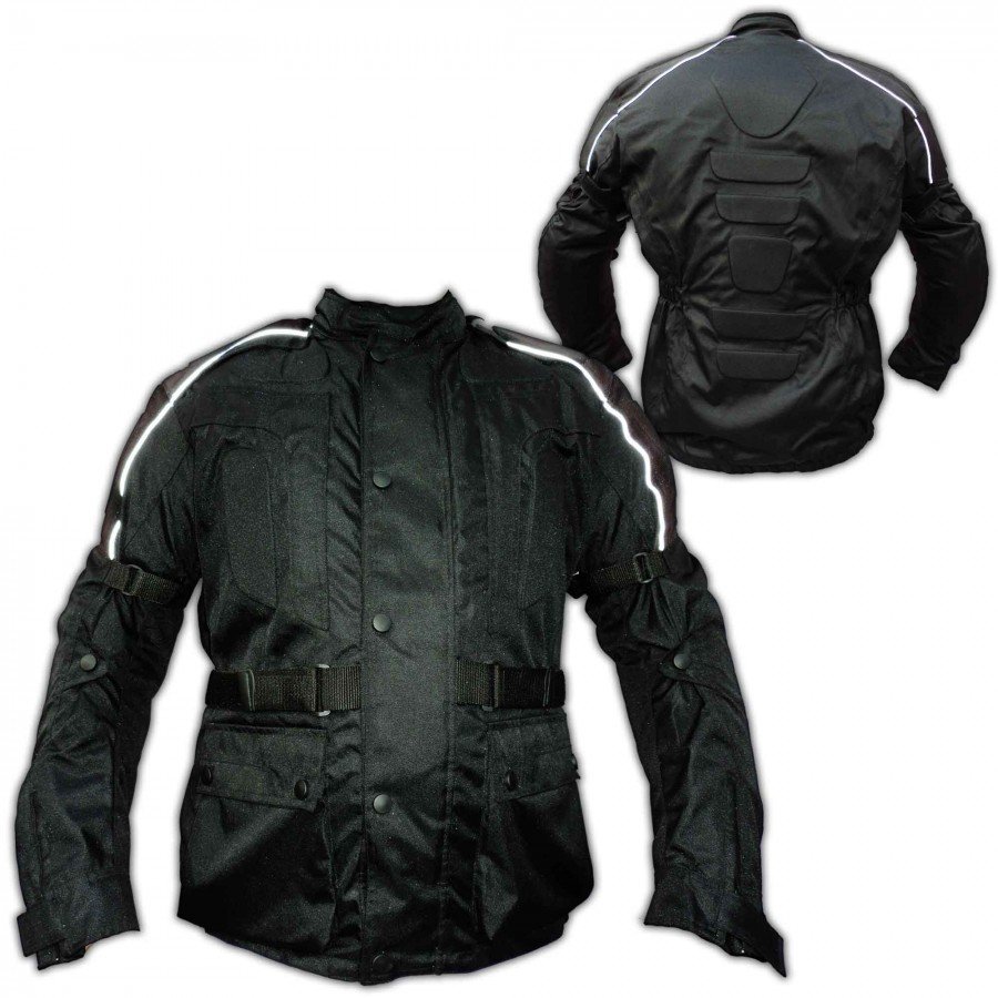 Fabric Motorbike Jacket - Men