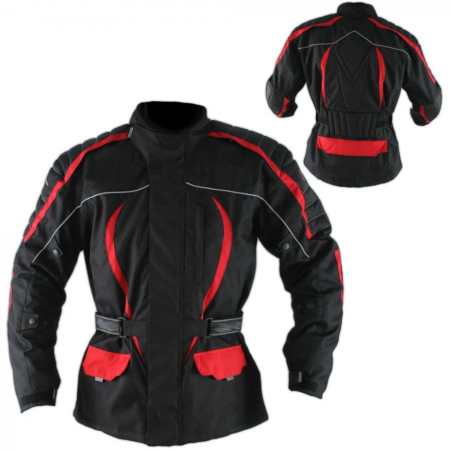 Fabric Motorbike Jacket - Men