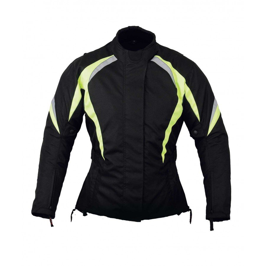 Fabric Motorbike Jacket - Women